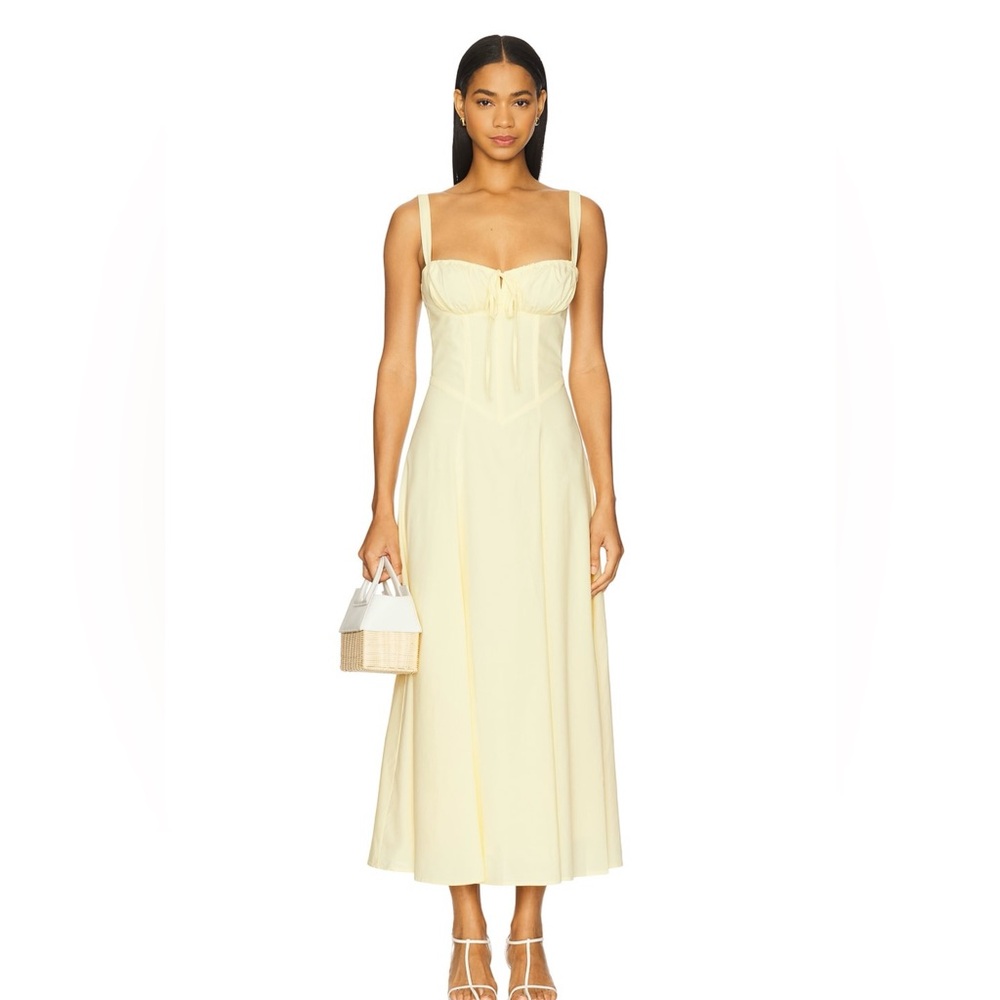 SNDYS Alessia Drop Waist Dress Small
